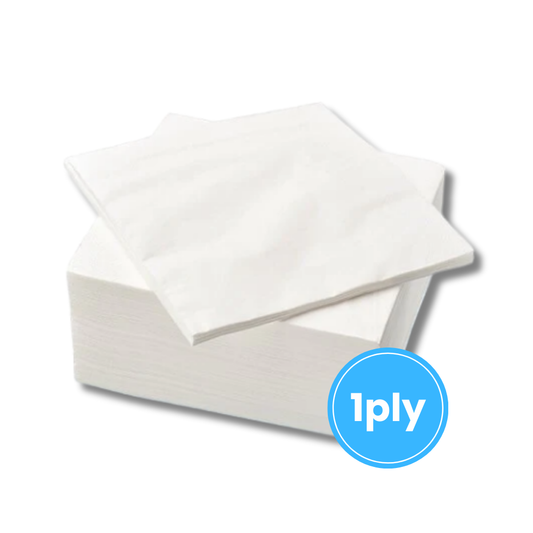 1 Ply White Napkins (5000pcs)
