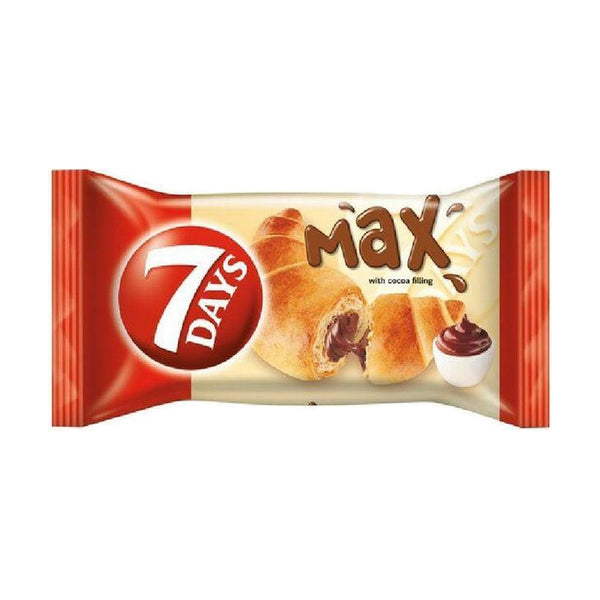 7Days Croissant Max Cocoa, 110g, case of 20 – cakes, rolls & pastries from Poland