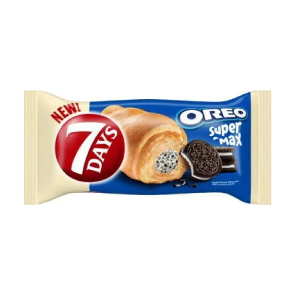 7Days Croissant Oreo Super Max, 98g, case of 20 – cakes, rolls & pastries from Poland