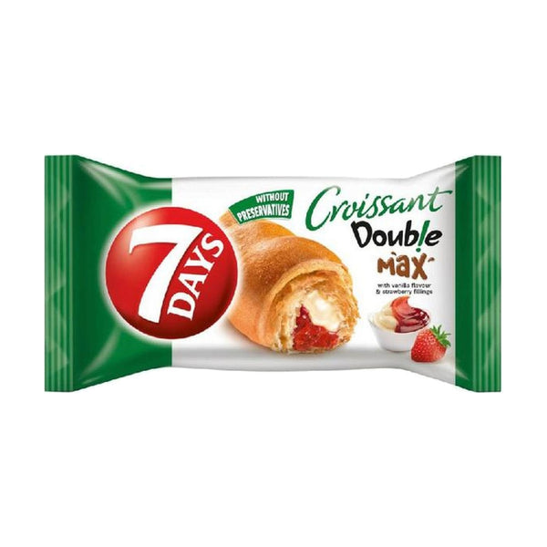 7Days Double Vanilla and Strawberry, 110g, case of 20 – cakes & wafers from Poland