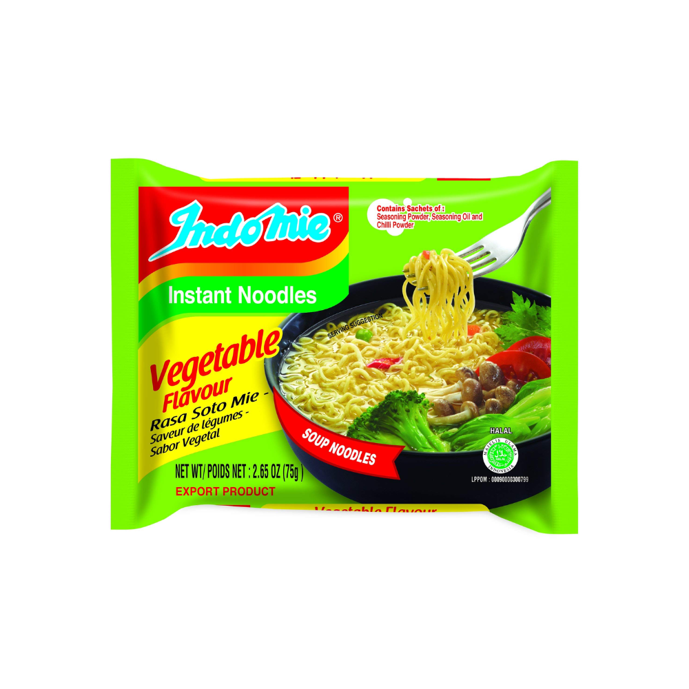 Indomie Instant Noodles Vegetarian (40x75)