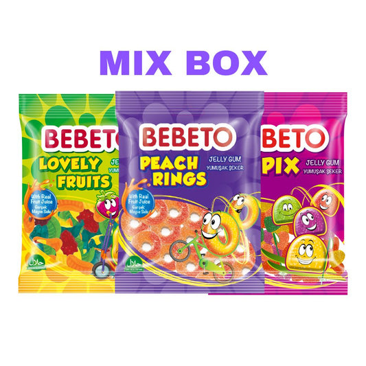 Bebeto Jellies (6x12x80g) Mix Flavor Box - Buy Online in Ireland