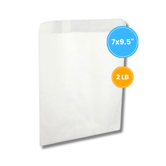 Greaseproof Chip Bag  2LB (7x9.5 Inches) (1000pcs)