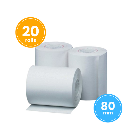 Till Rolls 80mm (20 rolls)