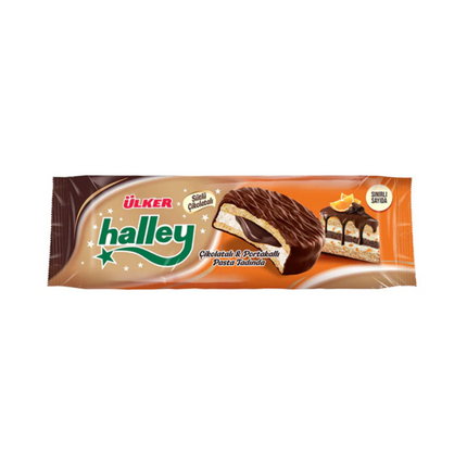 Ulker Halley Orange Flavour Chocolate Cake 236g retail pack