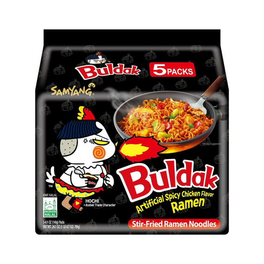 Samyang Buldak Hot Chicken Ramen Black (8x5x140g) - Buy Online in Ireland