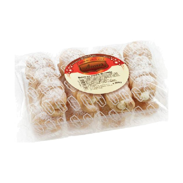 Accasa Roll Vanilla Cream, 220g, case of 8 – cakes, rolls & pastries from Romania