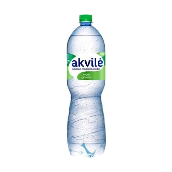 Akvile Light Carbonated Water, 1.5l, case of 6 – water from Lithuania