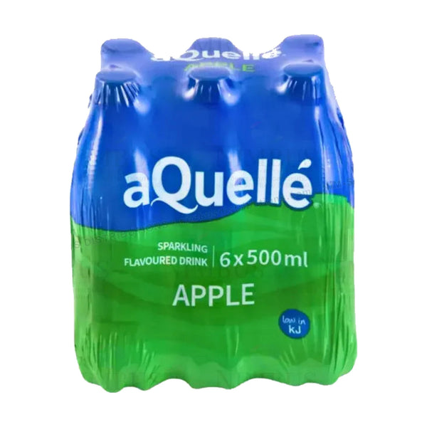 aQuelle Sparkling Water Apple, 500ml, case of 6 – water from South Africa