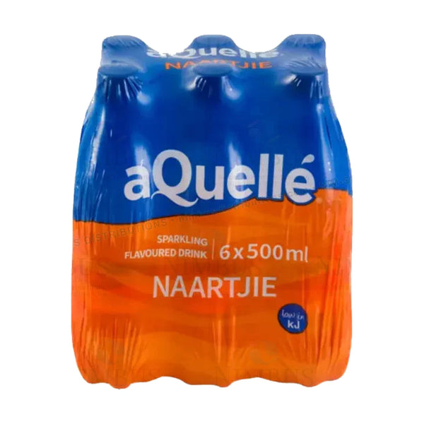aQuelle Sparkling Water Nartjie, 500ml, case of 6 – water from South Africa