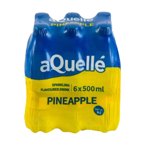 aQuelle Sparkling Water Pineapple, 500ml, case of 6 – water from South Africa