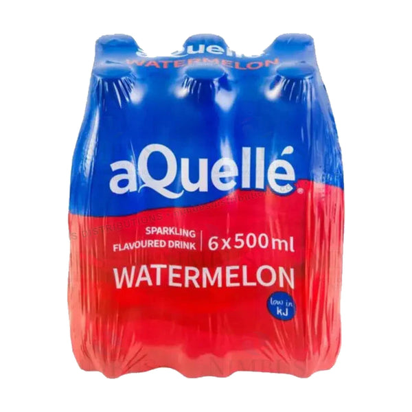 aQuelle Sparkling Water Watermelon, 500ml, case of 6 – water from South Africa