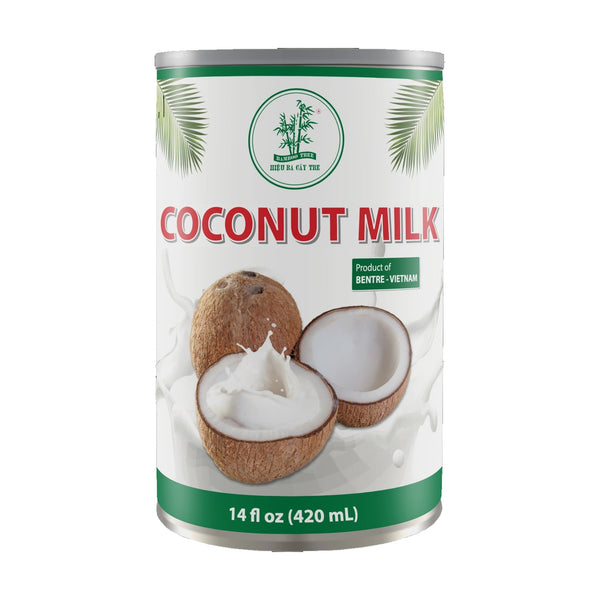 Bamboo Tree Coconut Milk 17-19% Fat, 400ml, case of 24 – cooking ingredients from Vietnam