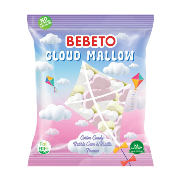 Bebeto Cloud Mallow Marshmallow, 250g, case of 24 – jellies & confectionery from Turkey