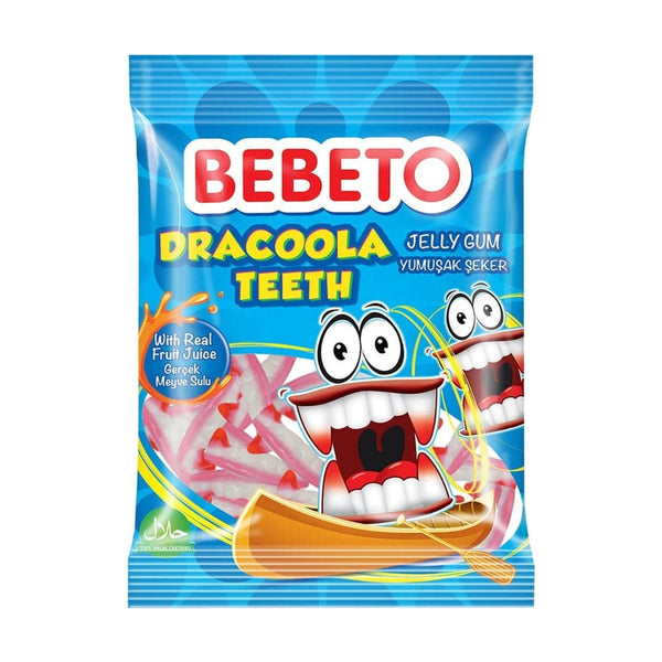 Bebeto Dracula Teeth Jellies, 80g, case of 72 – jellies & confectionery from Turkey