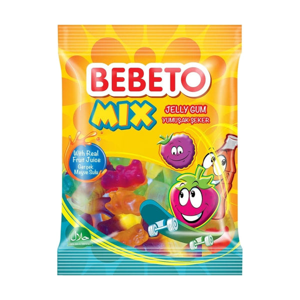 Bebeto Mix Fruit Jellies, 80g, case of 72 – jellies & confectionery from Turkey