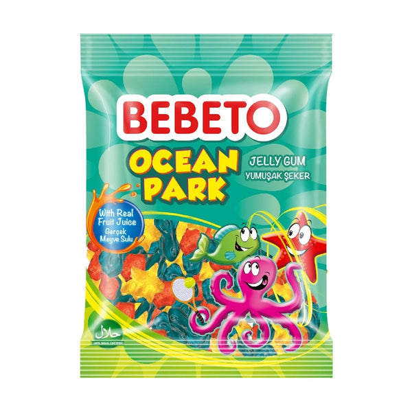 Bebeto Ocean Park Jellies, 80g, case of 72 – jellies & confectionery from Turkey
