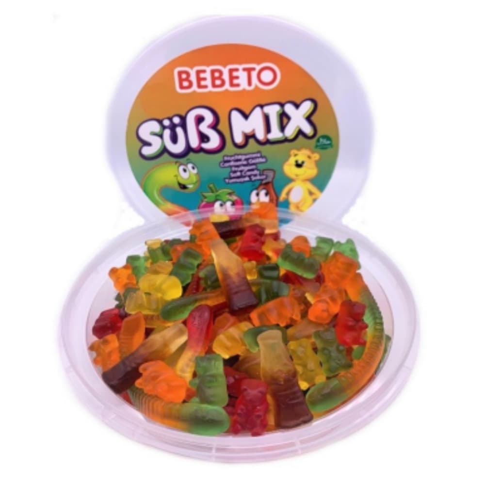 Bebeto Tub Jellies Cherry (12x300g) – Food from Nimbus Distributions, trusted Food Wholesale Supplier.