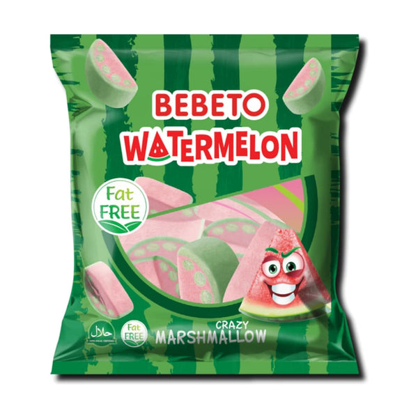 Bebeto Watermelon Marshmallow, 250g, case of 24 – jellies & confectionery from Turkey