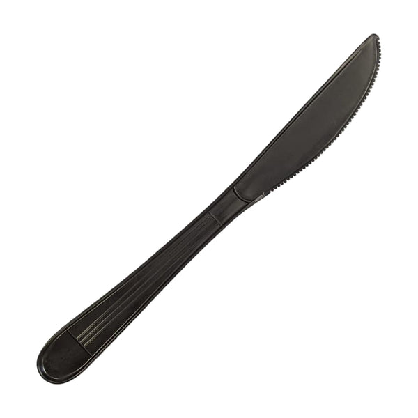 Black Reusable Knife, case of 1000 – disposable tableware