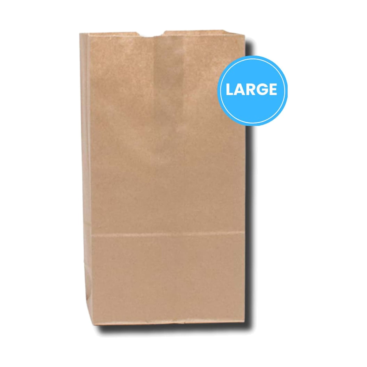 Brown No Handle Bag No Handle | Large, case of 250 – paper bags
