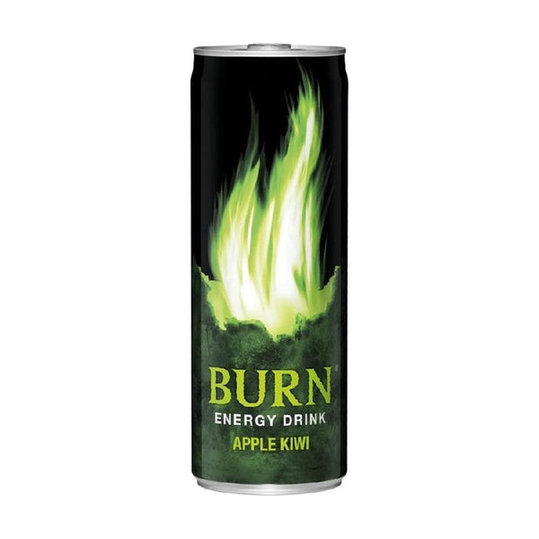 Burn Apple Kiwi Drink, 250ml, case of 12 – energy drinks from Poland
