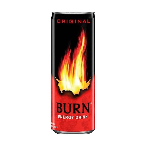 Burn Original Energy Drinks, 250ml, case of 12 – energy drinks from Romania