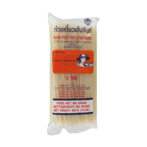 Farmer Rice Sticks Straight 1 Mm, 400g, case of 30 – rice paper & vermicelli from Thailand