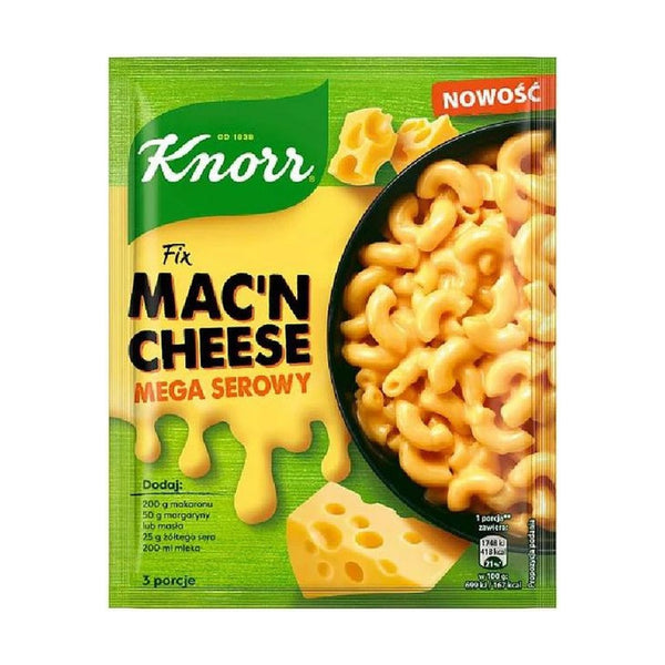Fix Knorr Mac Cheese, 33g, case of 32 – cooking ingredients from Poland
