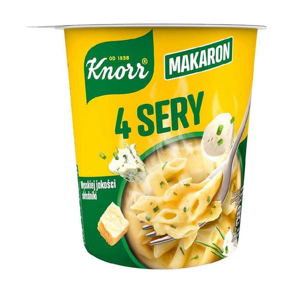 Knorr 4 Cheese Instant Pasta, 66g, case of 8 – ready to eat from Poland