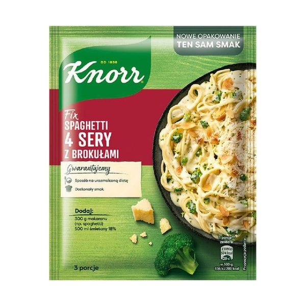 Knorr 4 Cheese Spaghetti Sauce, 39g, case of 20 – cooking ingredients from Poland