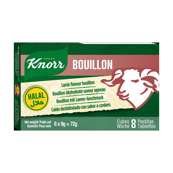 Knorr Bouillon Cubes Lamb, 72g, case of 24 – soups & stocks from Spain