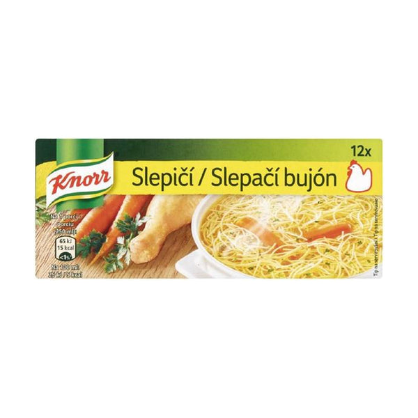Knorr Chicken Cube, 120g, case of 12 – soups & stocks from Romania