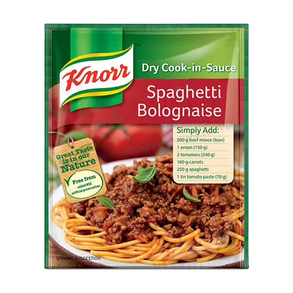 Knorr CIS Dry Spaghetti Bolognaise, 48g, case of 20 – salt, stock & seasonings from South Africa