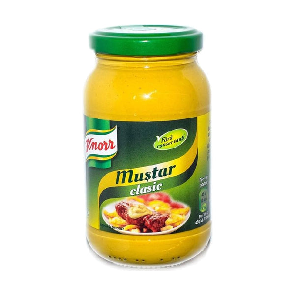 Knorr Classic Mustard, 270g, case of 6 – ketchup, mayo & dips from Romania
