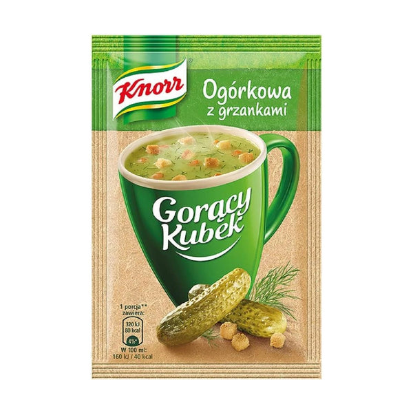 Knorr Cucumber with Croutons Soup, 13g, case of 40 – soups & stocks from Poland