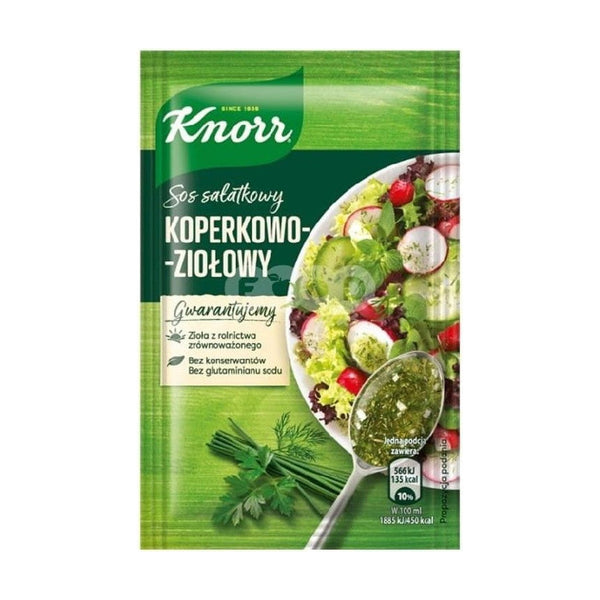 Knorr Dill-Herbs Salad Sauce, 9g, case of 40 – sauces & condiments from Poland