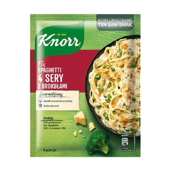 Knorr Fix Spaghetti Carbonara, 38g, case of 22 – salt, stock & seasonings from Poland