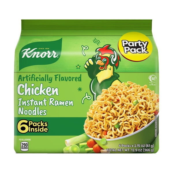 Knorr Instant Noodles Chicken 6-Pack, 50g, case of 12 – noodle packets & multipacks from Pakistan