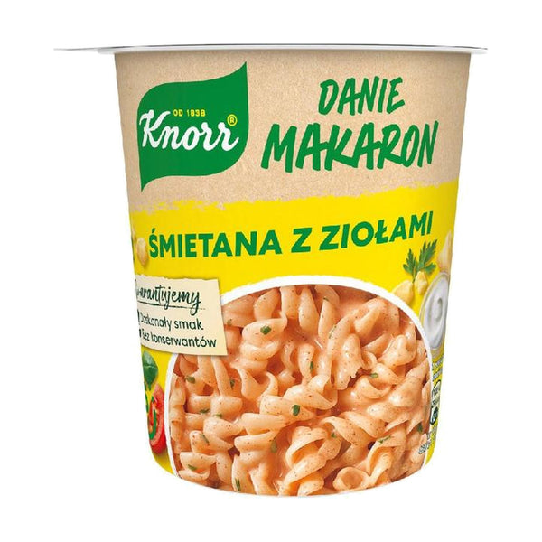 Knorr Instant Pasta with Cream, 59g, case of 8 – soups & stocks from Poland