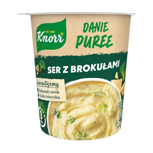 Knorr Instant Puree with Cheese Broccoli, 57g, case of 8 – soups & stocks from Poland