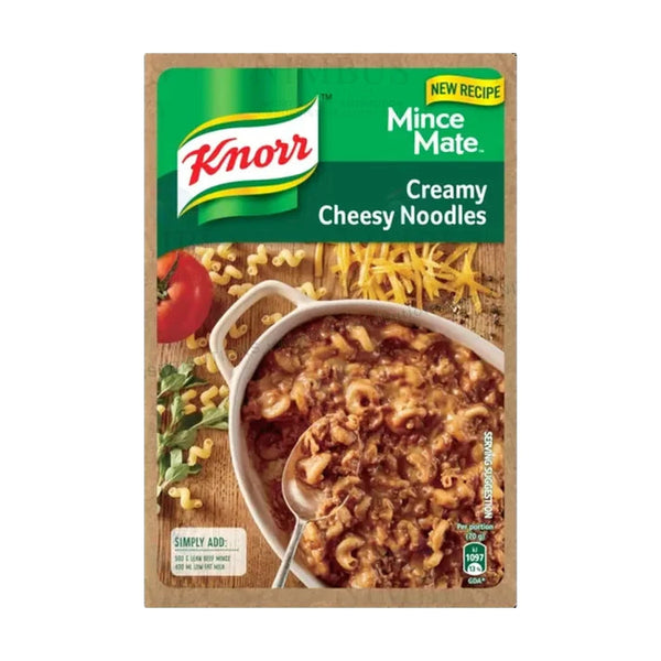 Knorr Mince Mate Creamy Cheesy Noodle, 280g, case of 16 – noodle packets & multipacks from South Africa