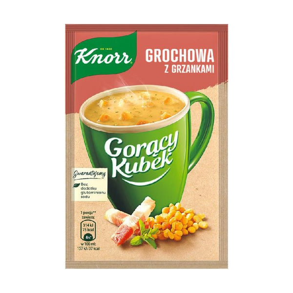 Knorr Peas Soup with Croutons, 21g, case of 38 – soups & stocks from Poland