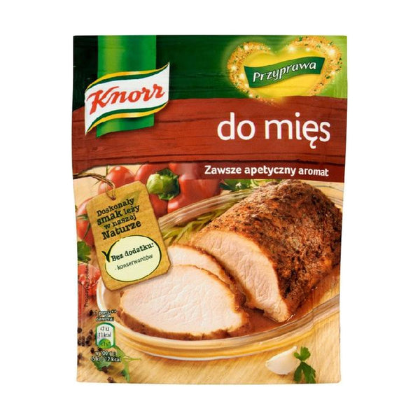 Knorr Seasoning for Meat, 200g, case of 10 – spice mixes & recipe blends from Poland