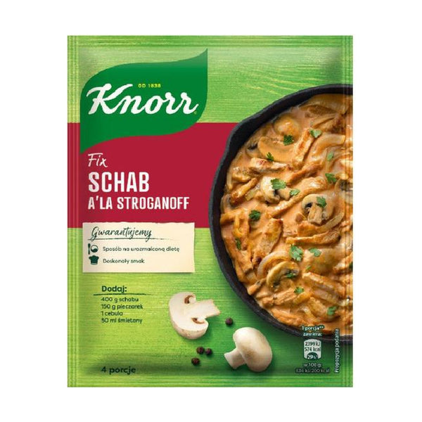 Knorr Strogonov Fix Schab, 56g, case of 18 – salt, stock & seasonings from Poland