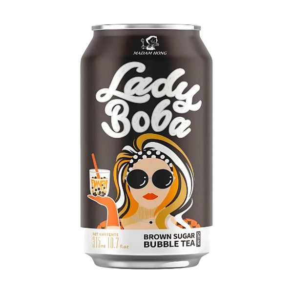 Lady Boba Milk Bubble Tea Brown Sugar, 315ml, case of 24 – bubble tea from Poland