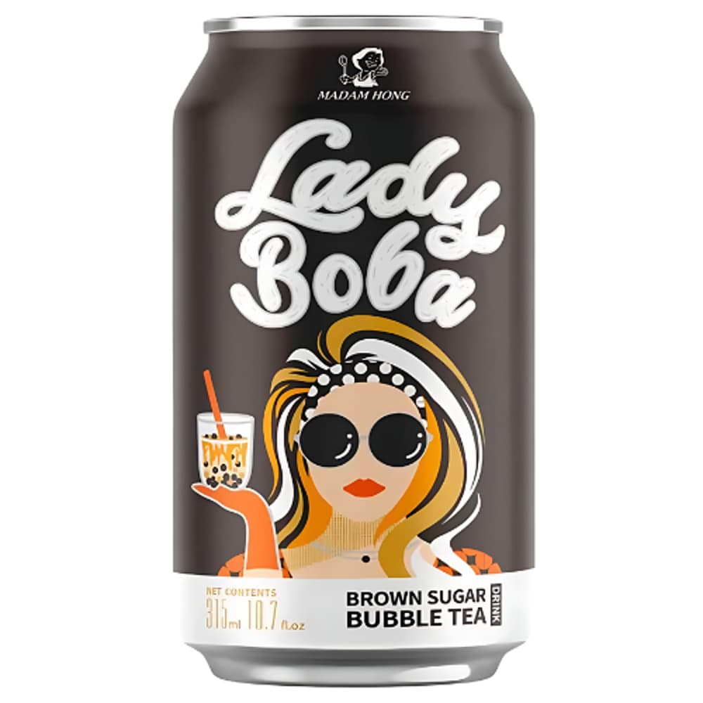 Lady Boba Milk Bubble Tea - Brown Sugar (24x315ml) – Drink from Nimbus Distributions, trusted Drinks Wholesale Supplier.