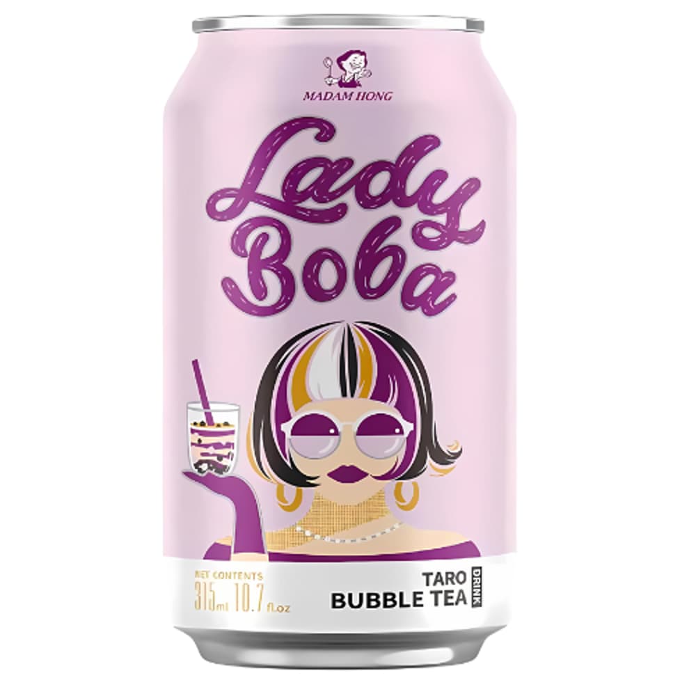 Lady Boba Milk Bubble Tea - Taro (24x315ml) – Drink from Nimbus Distributions, trusted Drinks Wholesale Supplier.