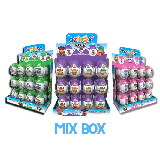 OZIBOX Chocolate Surprise Eggs (8x24x20g) - Buy Online in Ireland