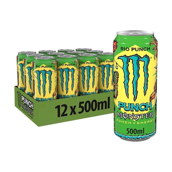 Monster Energy Rio Punch, 500ml, case of 12 – energy drinks from Poland
